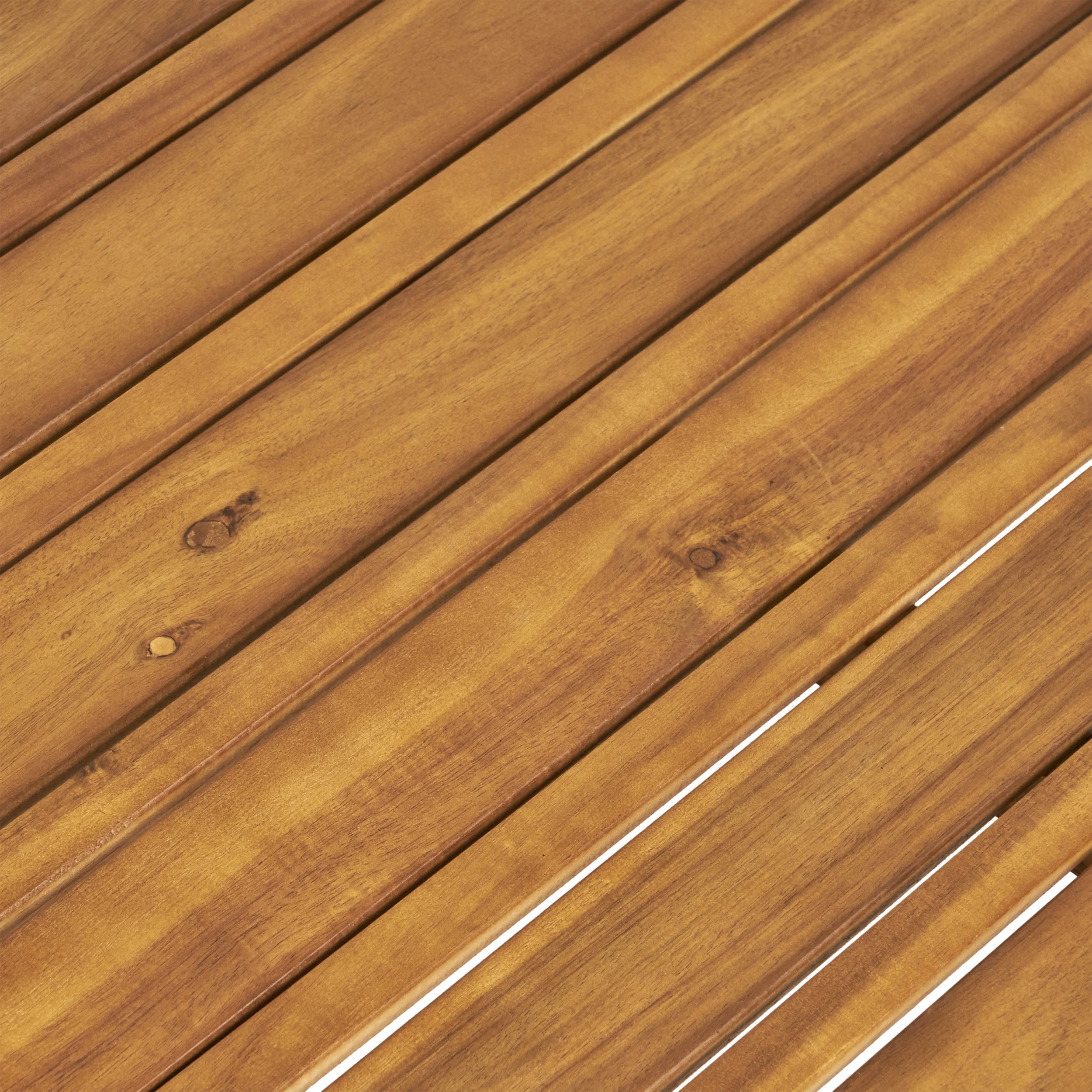 Kaena Acacia Wood Outdoor Coffee Table, Teak - Image 11