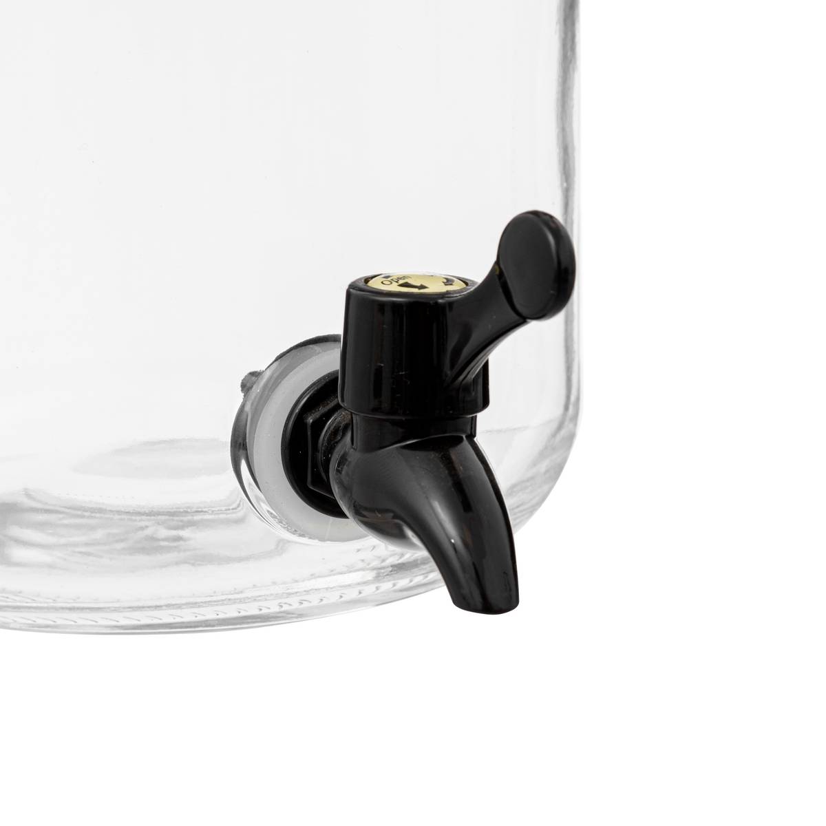 Double dispenser with 6 glasses "Duo" 3.3L, Transparent