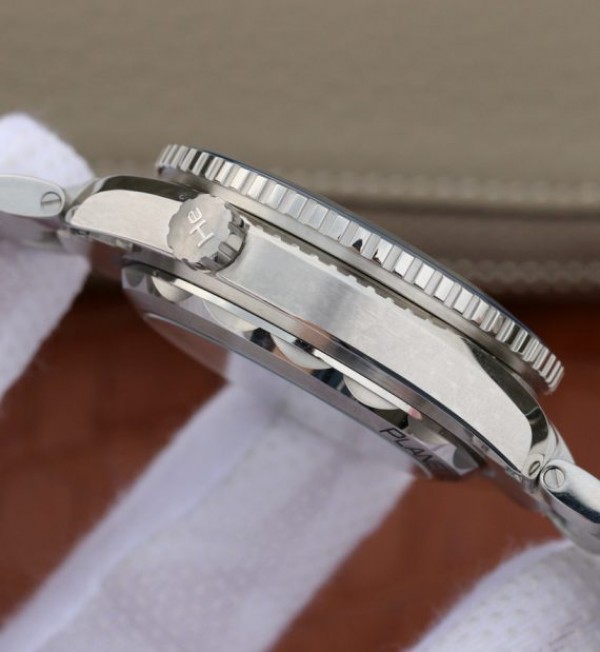 Replica Omega OMF Planet Ocean Master Chronometer Blue LiquidMetal SS Bracelet A9900 - Top club