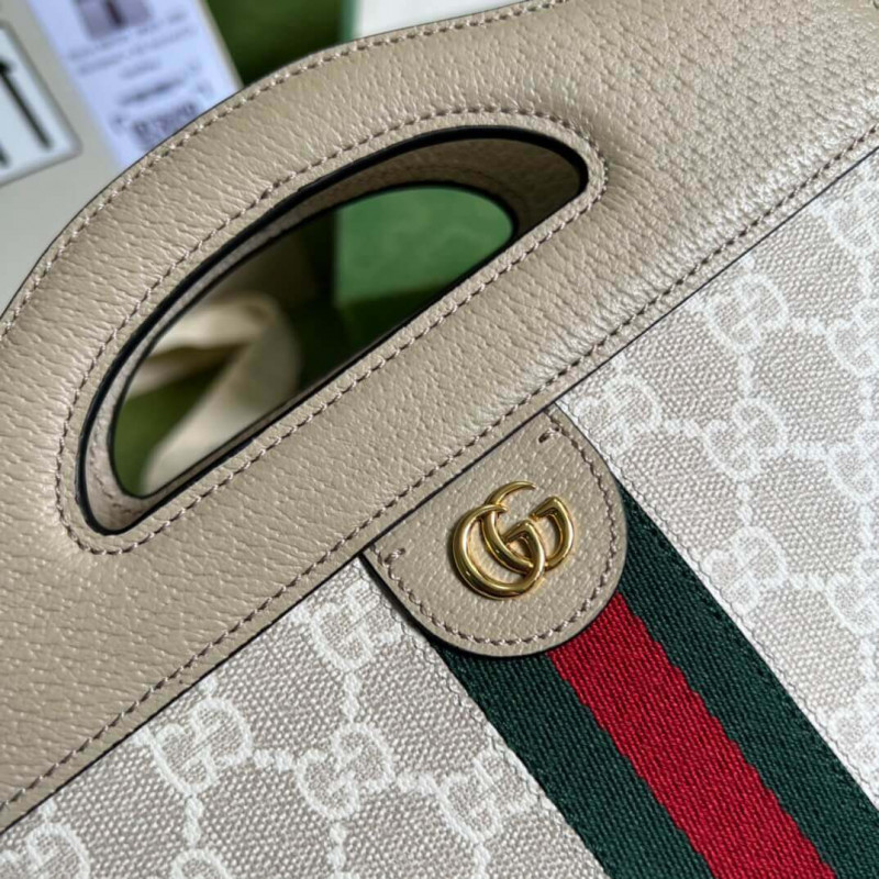 Replica Gucci Ophidia Small Tote With Web 693724 White1:1High-quality replica