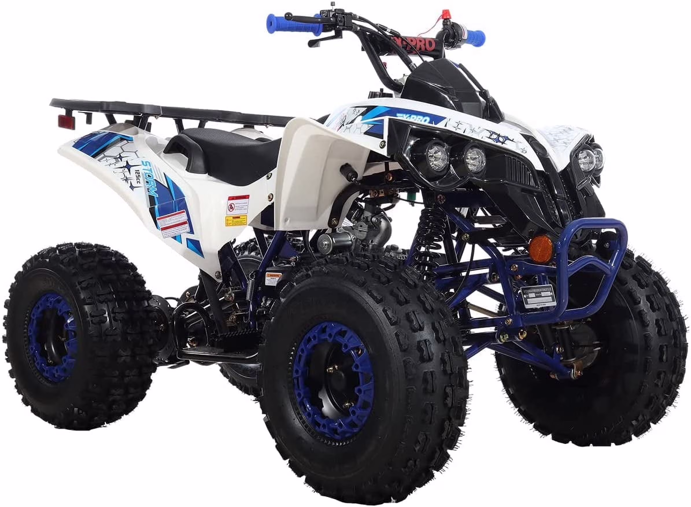 X-Pro Brand New 125cc Gas ATV, Automatic Transmission w/Reverse Electric Start Big 19"/18" Tires
