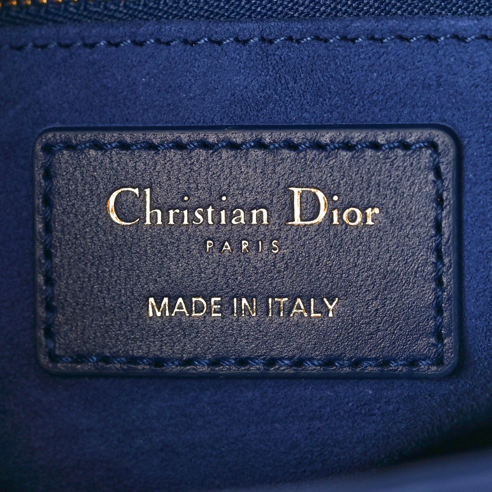 Mirror Quality Dior Lady Dior Replica Handbag with Light Gold Hardware