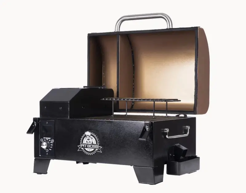 Pit Boss Portable Tabletop Pellet Grill - Copper - Image 3 Pit Boss Portable Tabletop Pellet Grill - Copper - Image 3