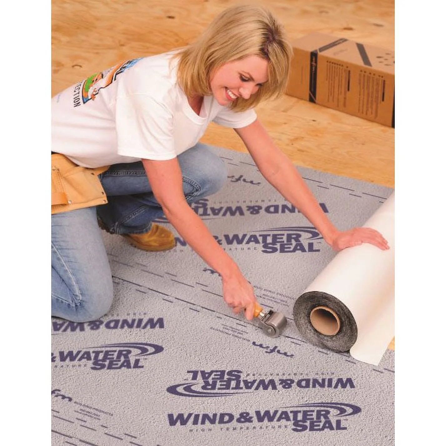 Ultra HT Window and Water Seal 48268 Self-Adhesive Waterproofing Underlayment, 36 in W x 40 mil T per ROLL