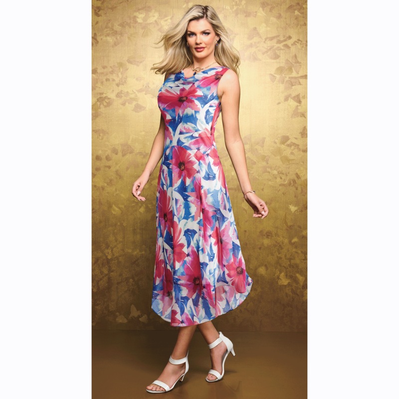 Ashlan Cowlneck A-Line Dress - MIDNIGHT VELVET CATALOG