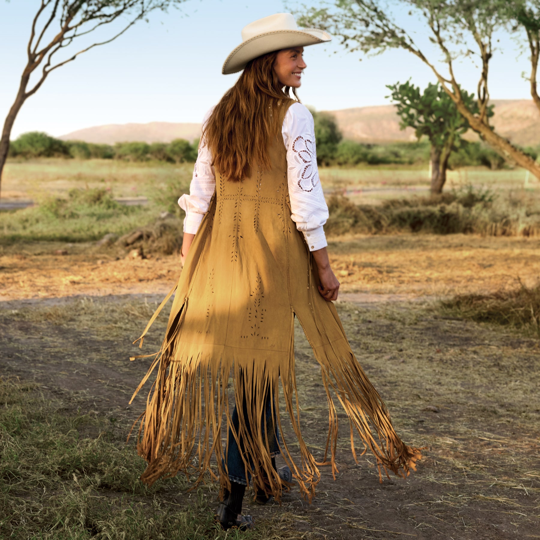 Flannery Fringe Vest - Sundance Clothing