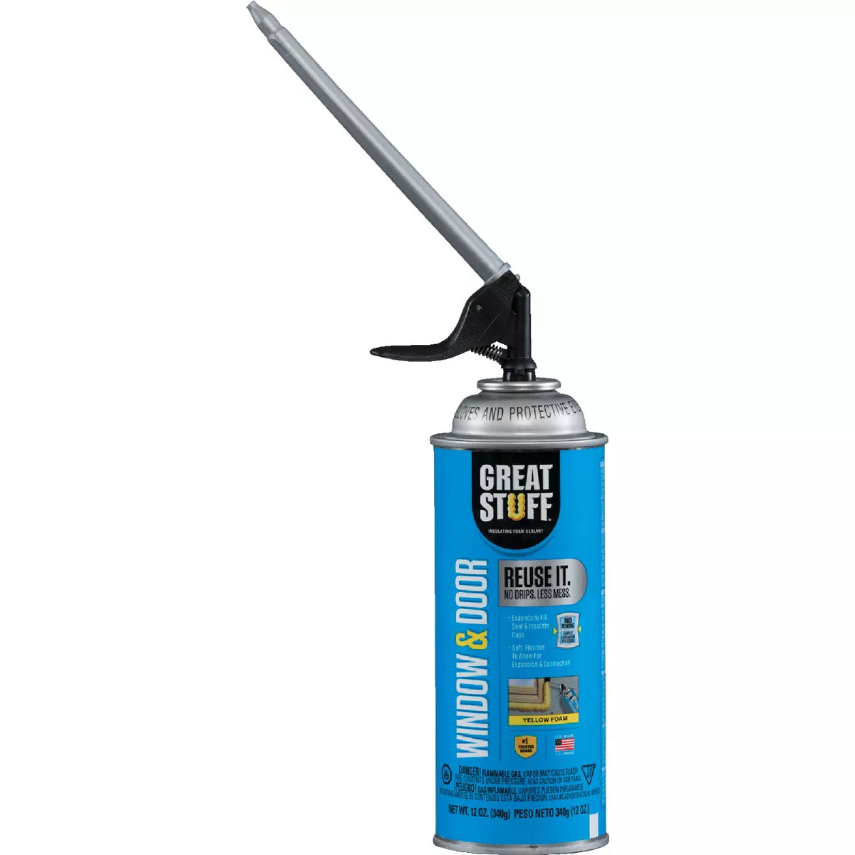 Great Stuff 12 Oz. Window & Door Foam Sealant with Smart Dispenser