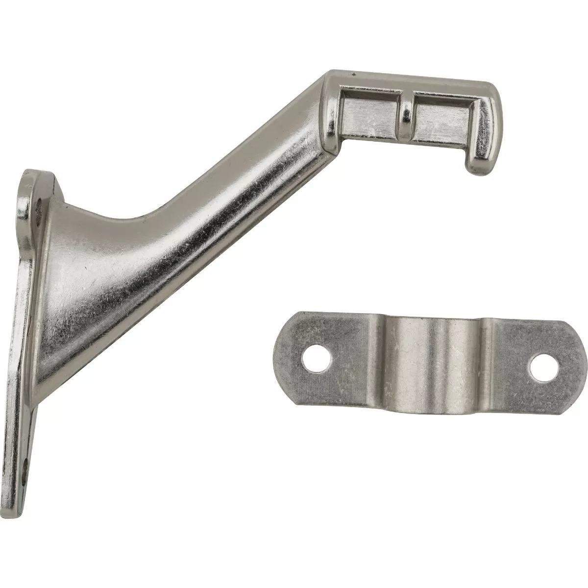 National Hardware Satin Nickel Aluminum Handrail Bracket