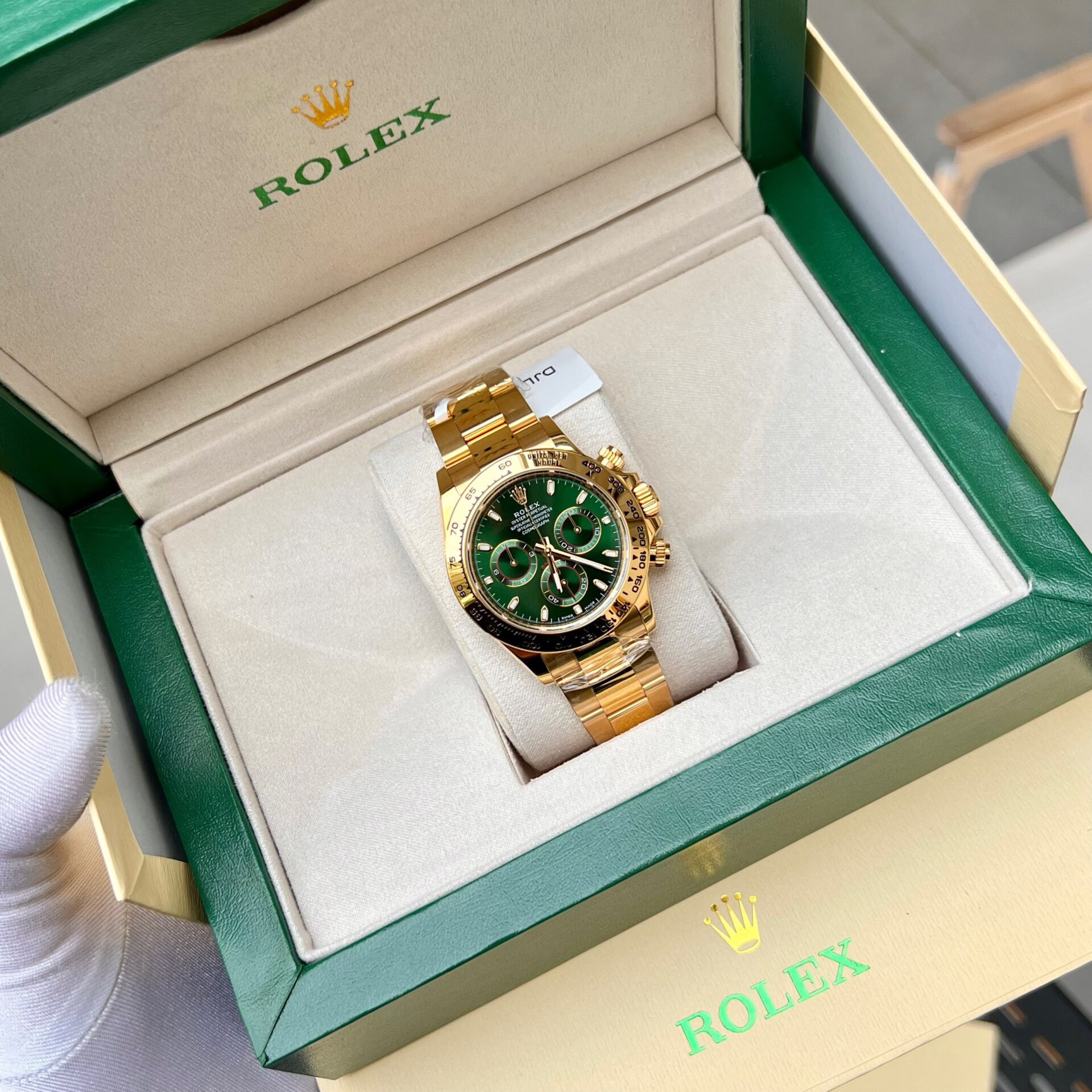 Rolex Daytona Loki Gold Wrapped Highest Quality Replica Watch 40mm - Elite Watch Atelier