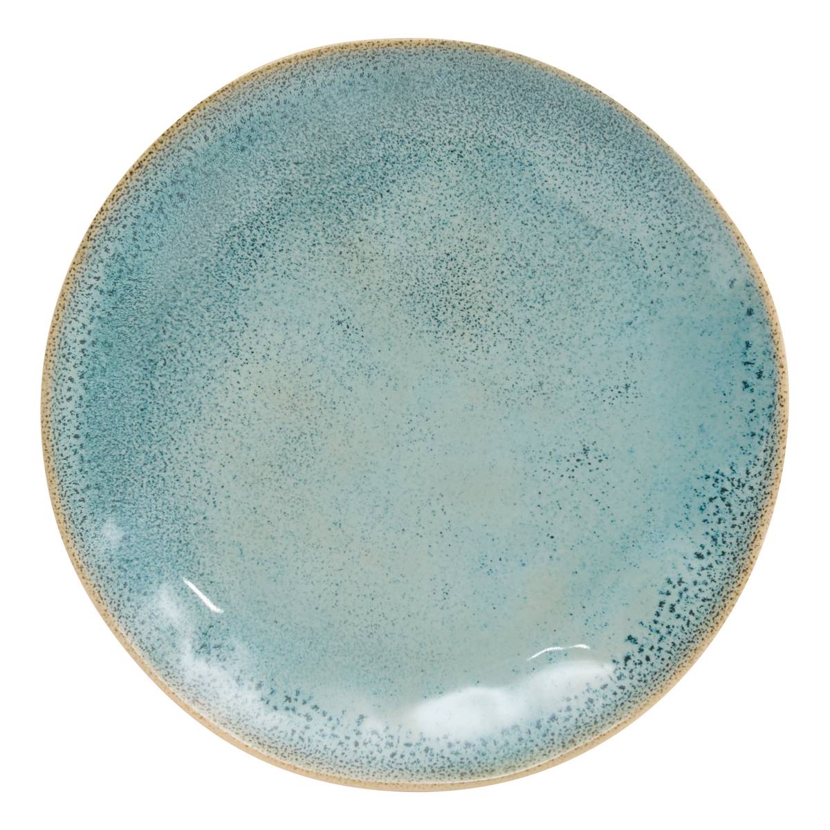 Flat plate "Pia" D.28 cm, Blue