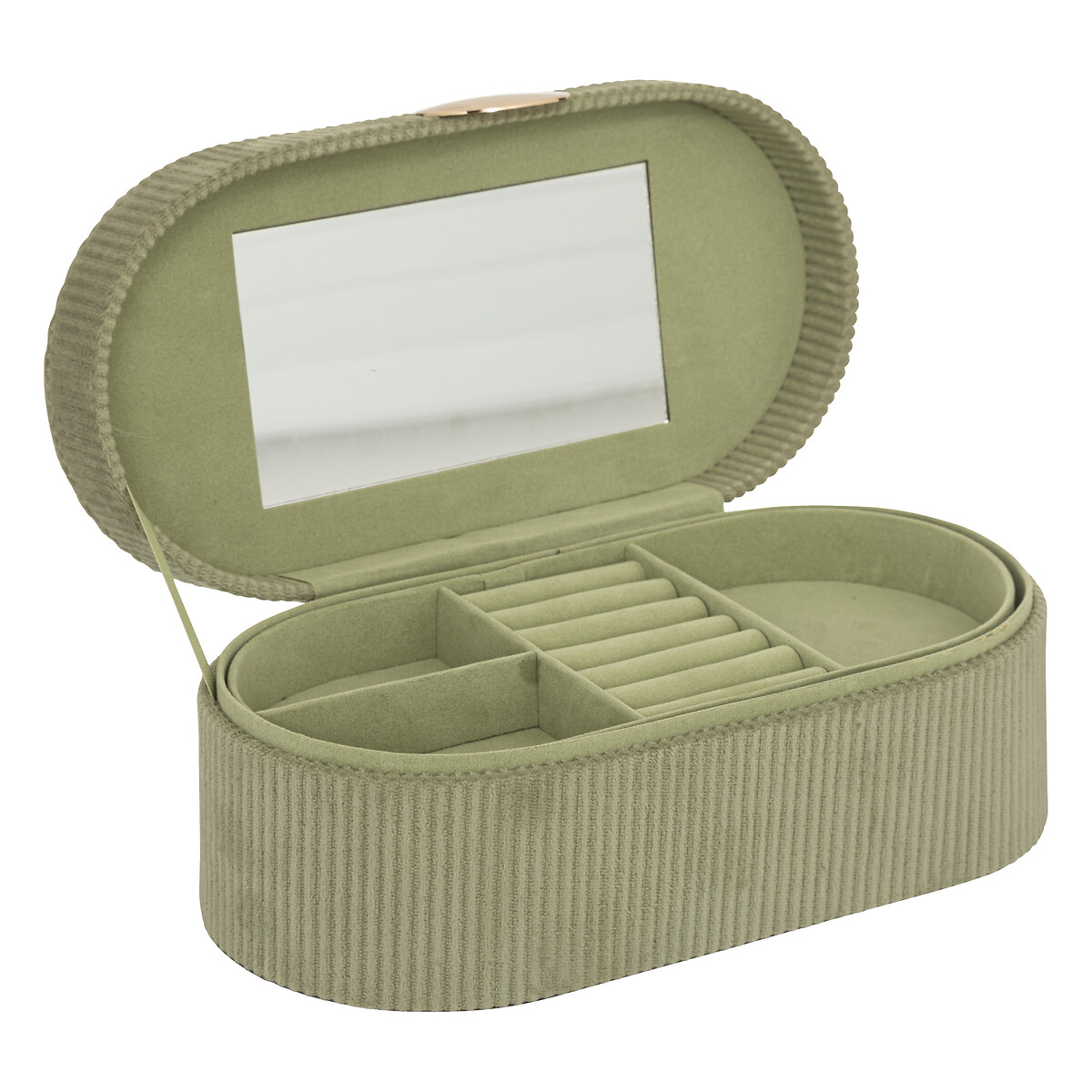 Jewelry Box "Enya" Khaki green, 25x10 cm