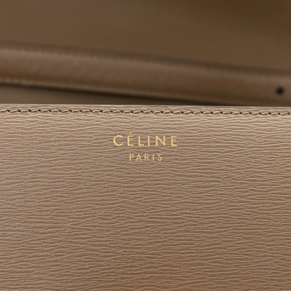Celine Taupe Replica Handbags – Medium Classic Box Flap Bag