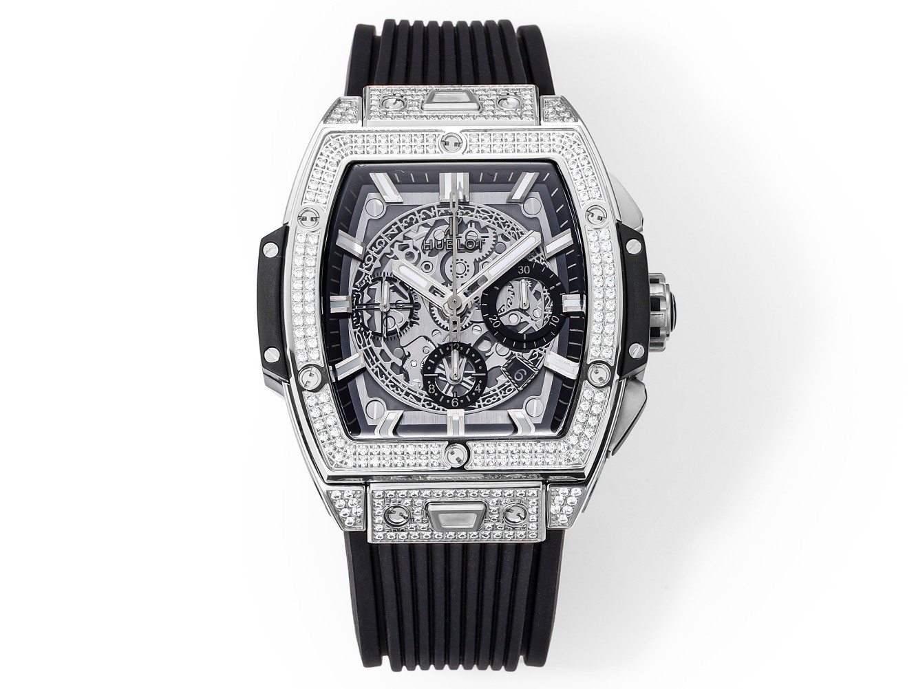 Hublot Spirit of Big Bang Textured Rubber Strap(1:1 replica) - Top club