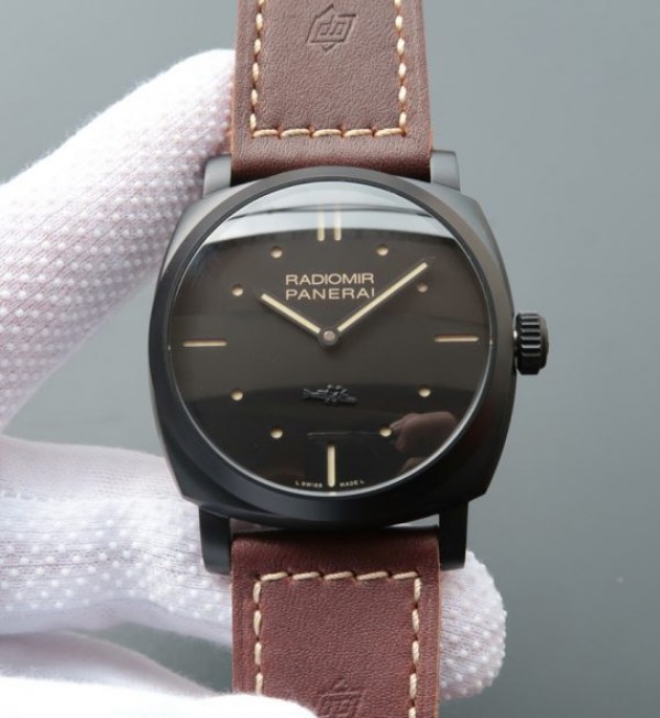 Replica Panerai SF PAM577 Thick Brown Leather Strap P.3000 Super Clone - Top club
