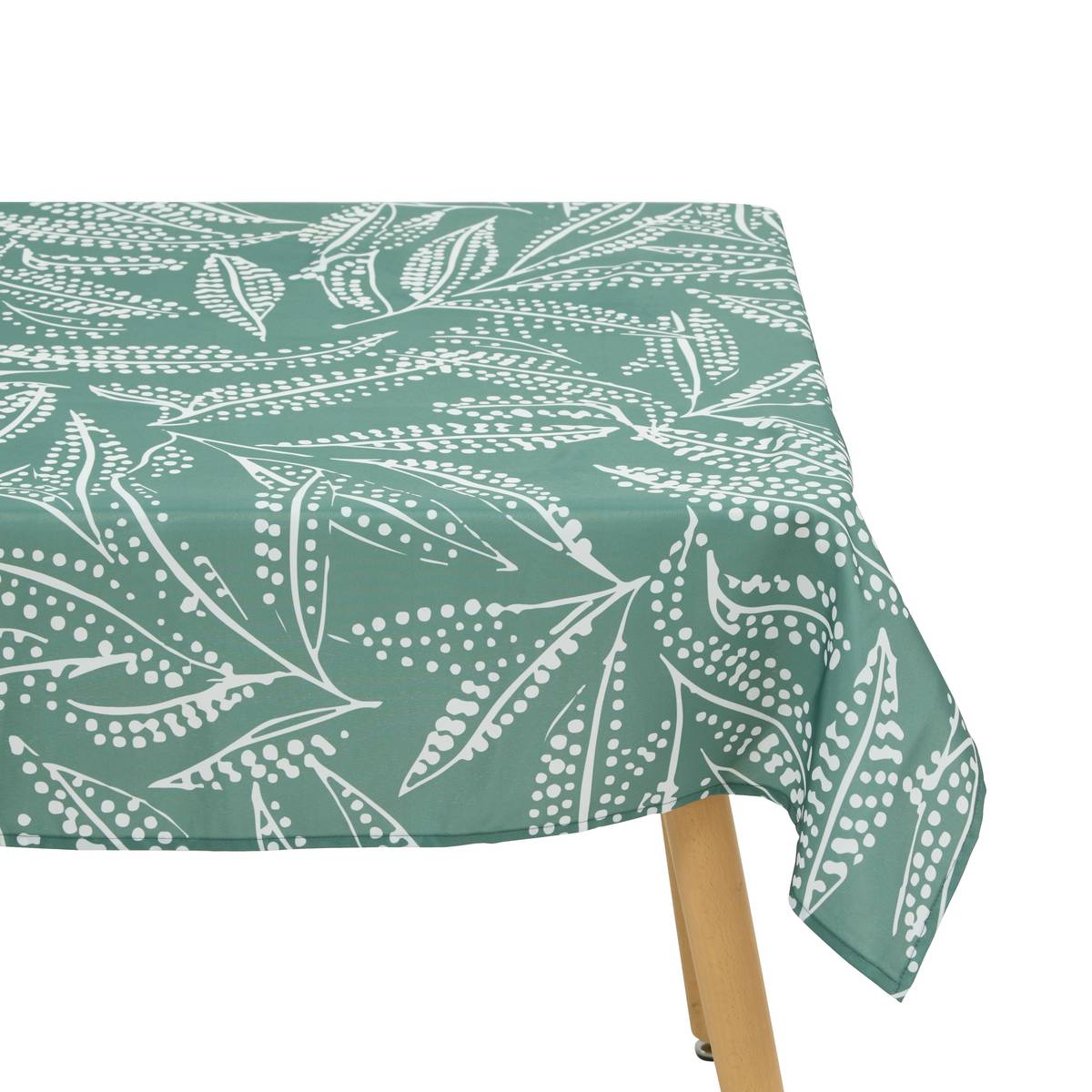 Tablecloth "Tropical" 240x140 cm, Olive Green