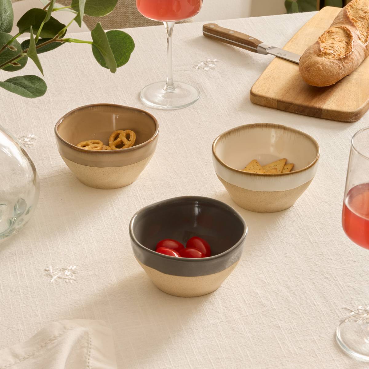 Small bowl "Kate" 300 ml, earthenware, Beige