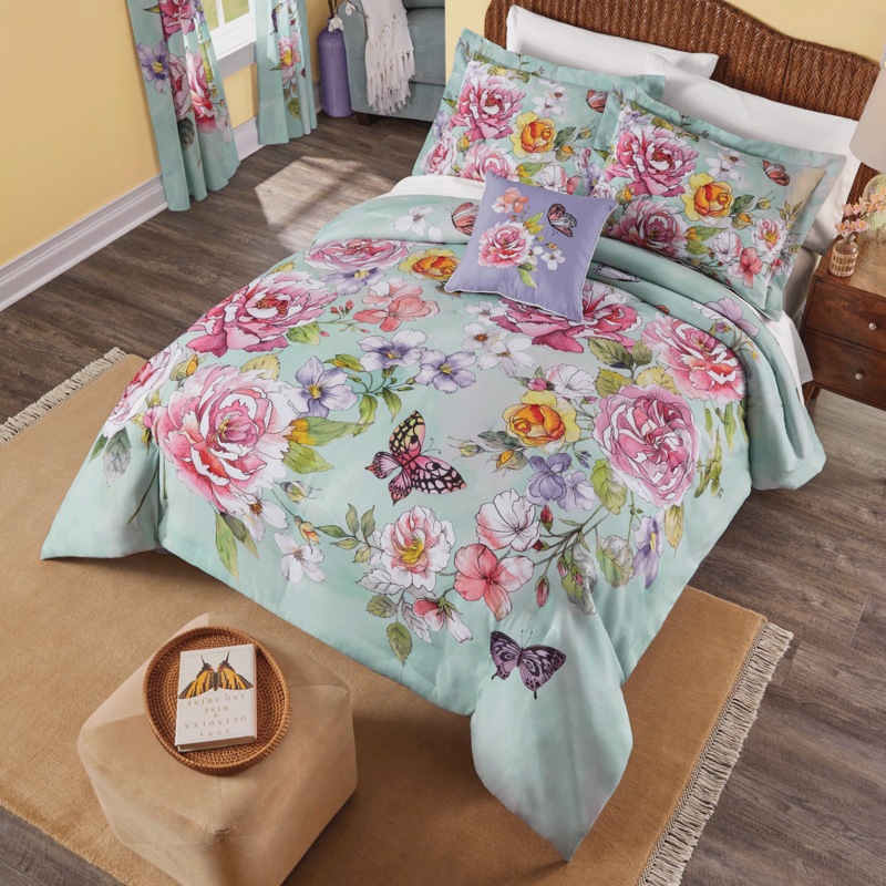 Matilda Comforter Set and Accent Pillow - MIDNIGHT VELVET CATALOG