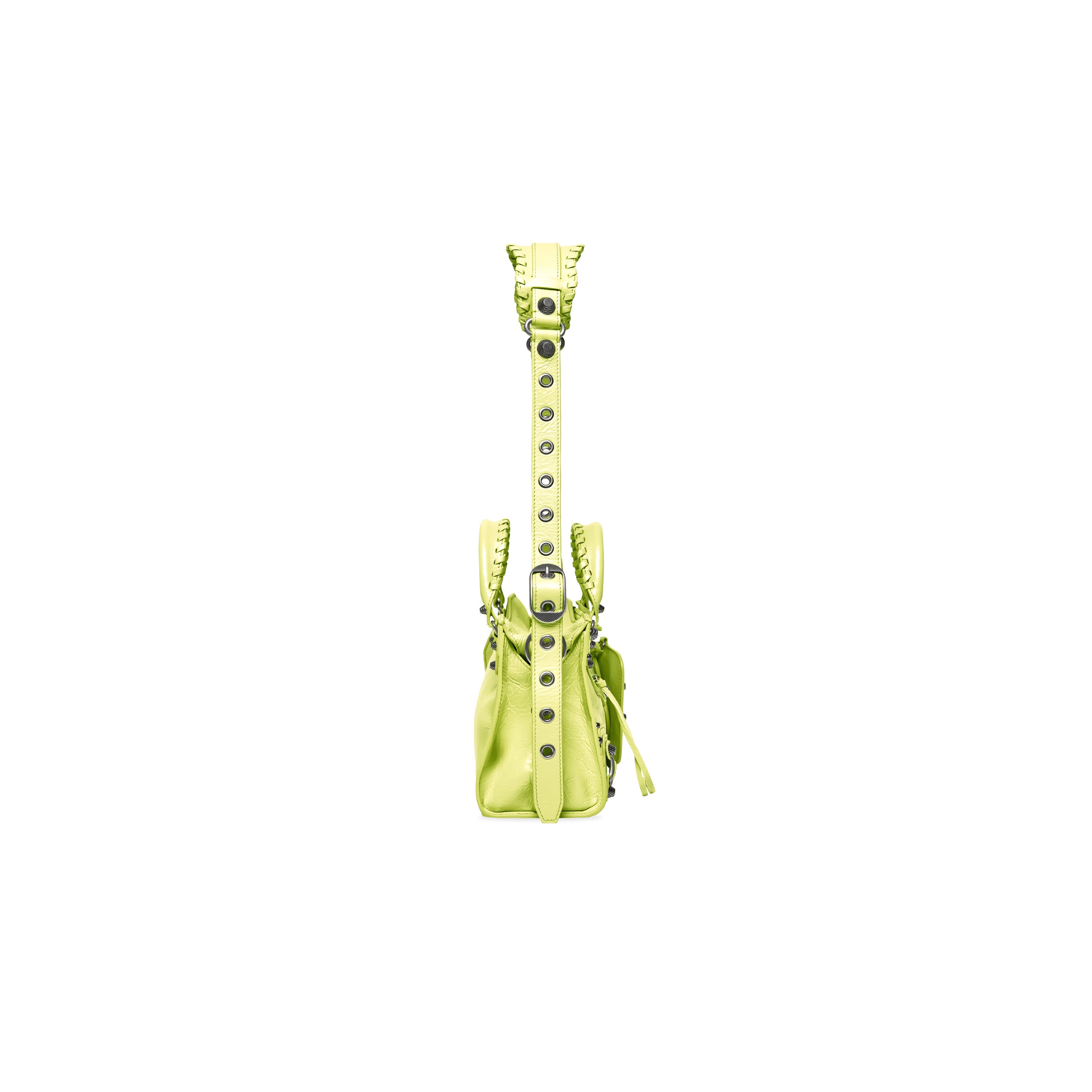 WOMEN'S NEO CAGOLE XS HANDBAG IN LIME - Replicaclubs