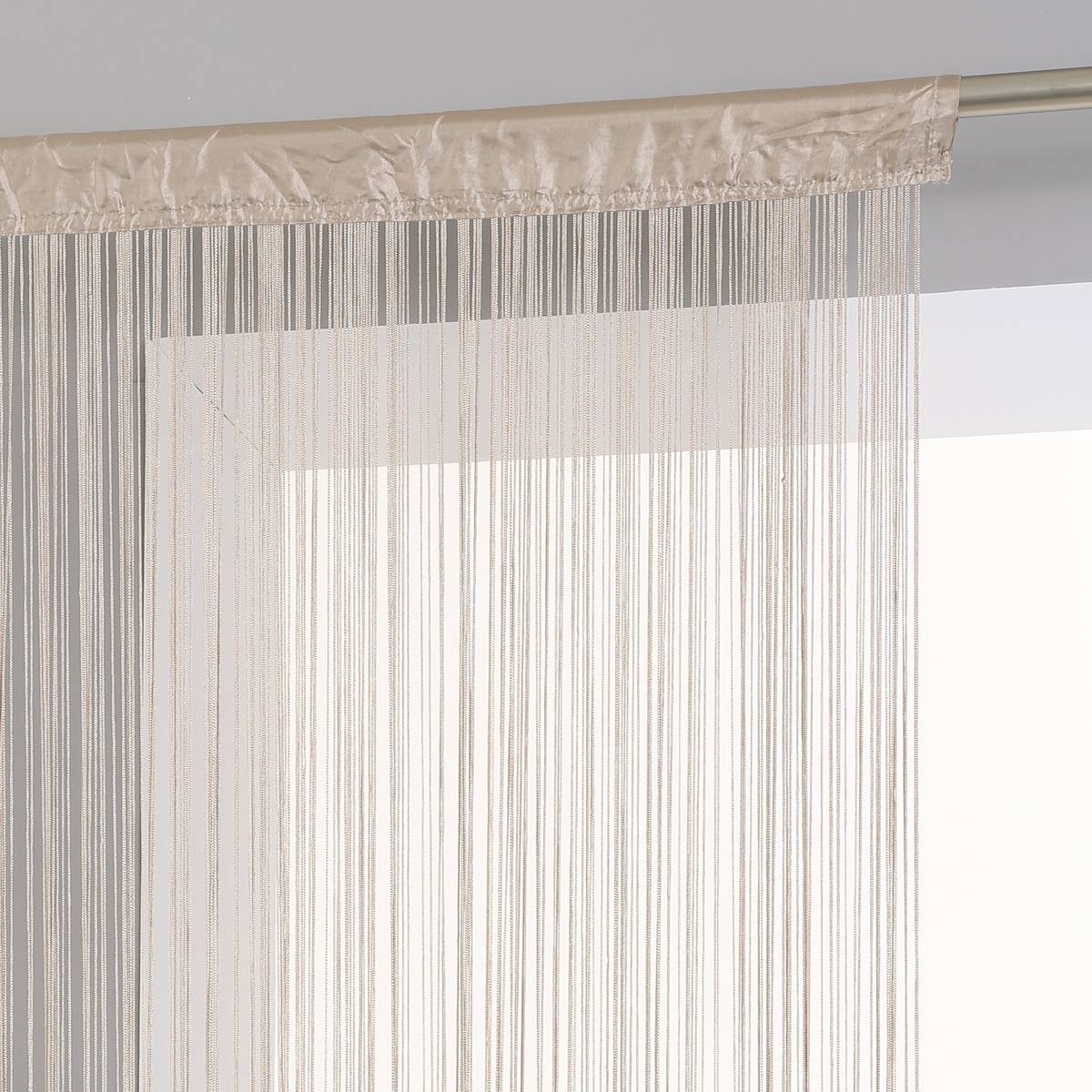 Thread curtain Beige, 90x200 cm