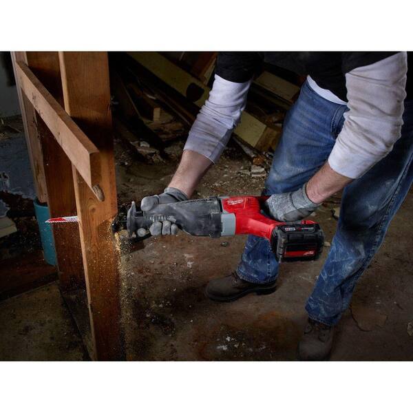 M18 18V Lithium-Ion Cordless SAWZALL Reciprocating Saw with Two 3.0Ah Batteries - Image 8