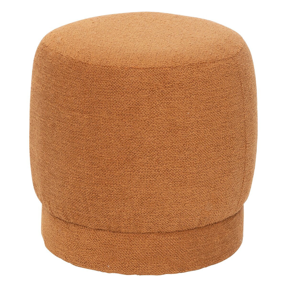 Terry pouffe "Amea" Orange, D.39 cm