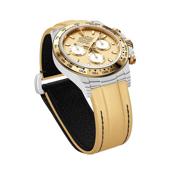 ROLEX Diw Daytona quartz fiber golden essence 40mm oyster black(1:1 replica) - Top club