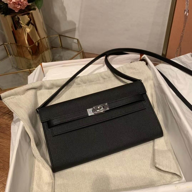 Replica Hermes Kelly Wallet To Go Woc 499041 Black