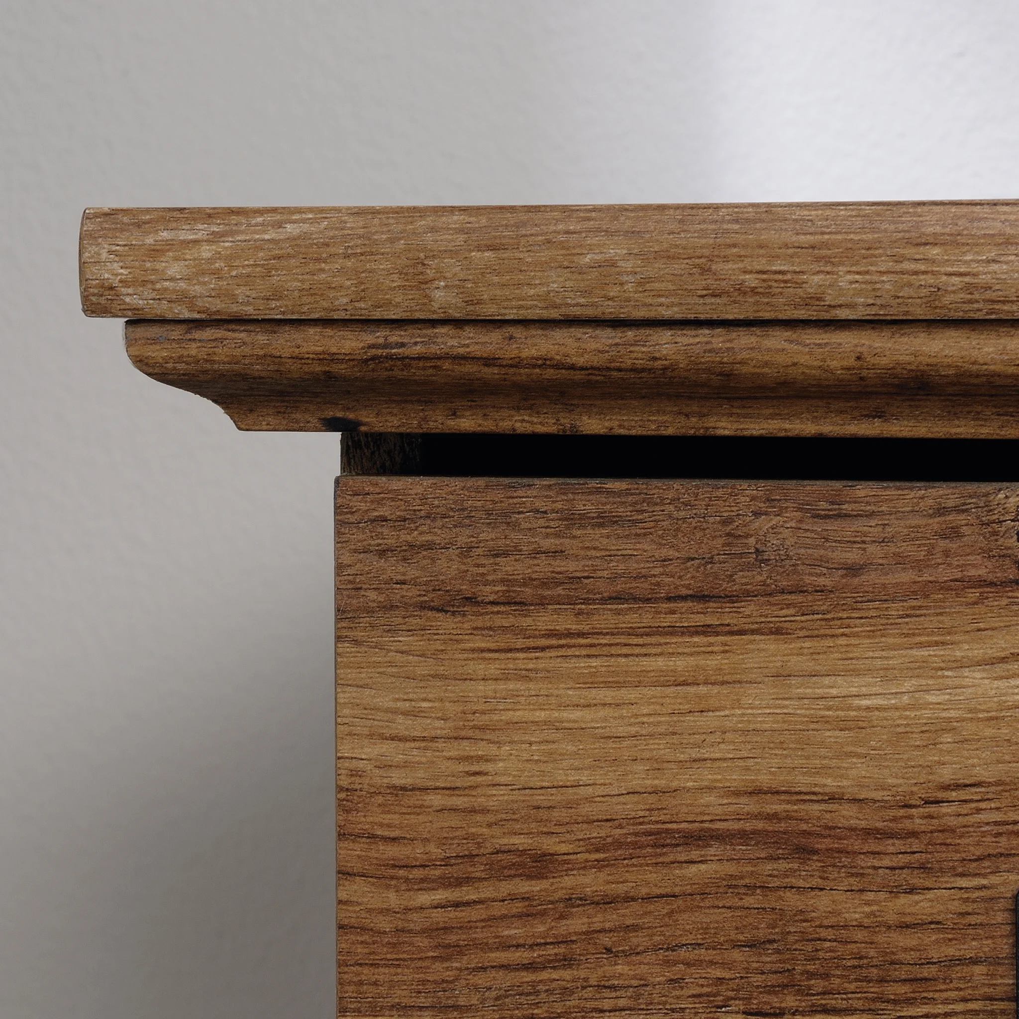 Sauder Palladia 6-Drawer Bedroom Dresser, Vintage Oak Finish - Image 5