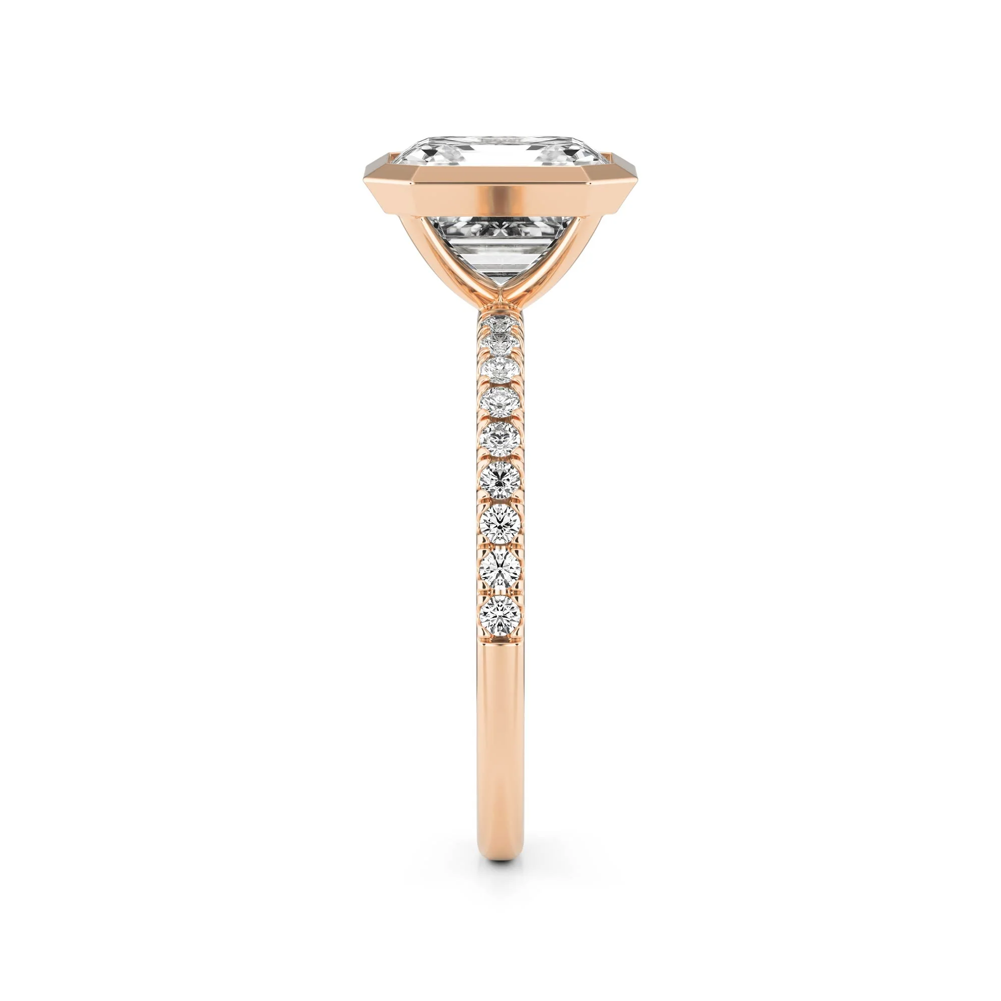 The Asscher Bezel Pavé