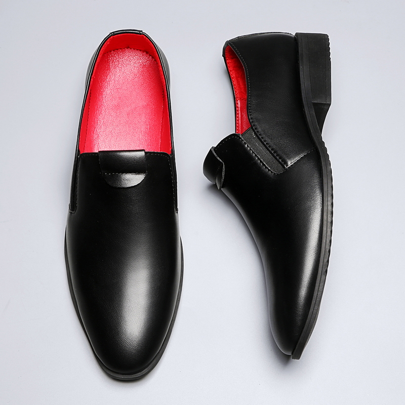 New Business Formal British Slip-On Pointed Toe Men's Shoes