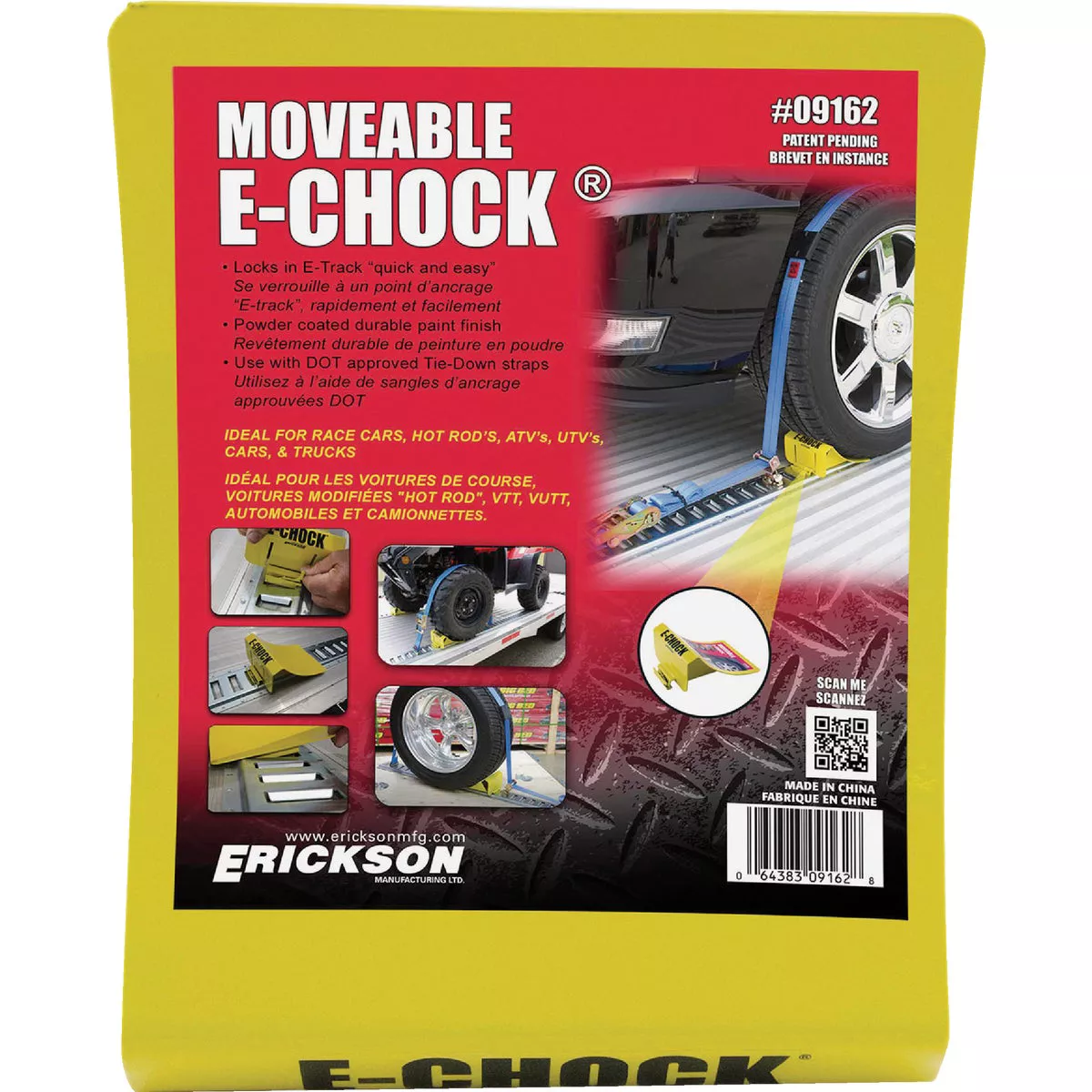 Erickson Moveable Wheel E-Chock