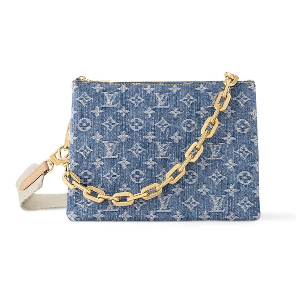 Louis Vuitton LV COUSSIN Denim Bag M245641:1High-quality replica