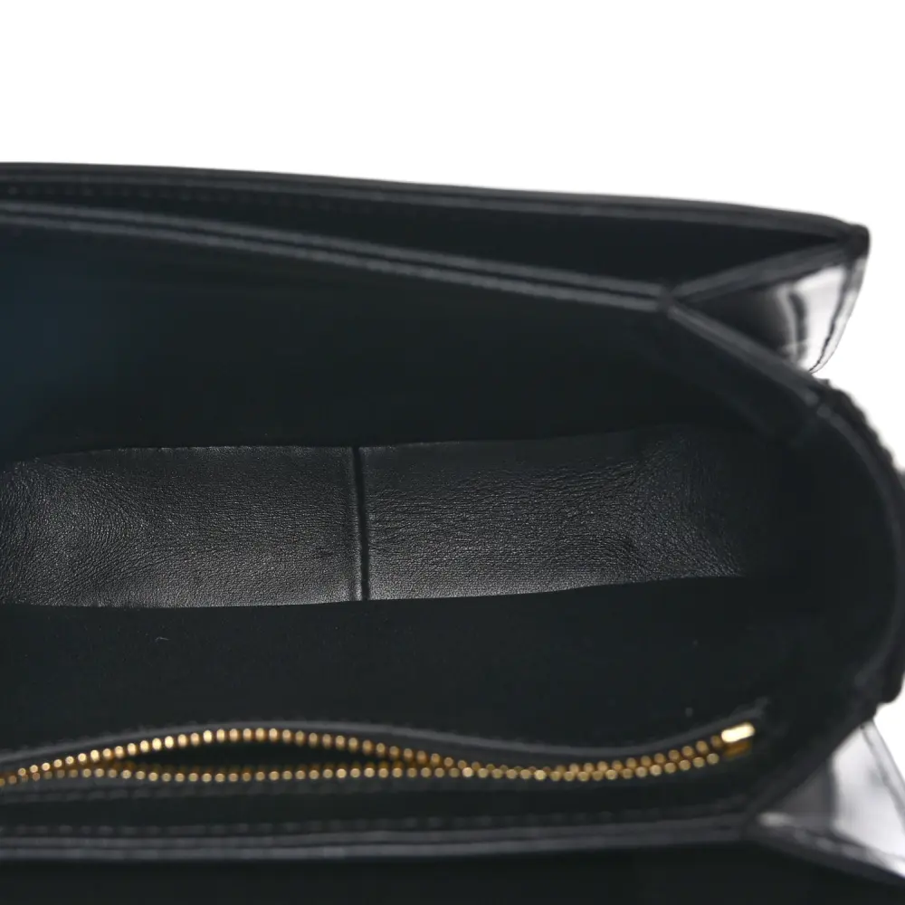 Superfake Celine Black Triomphe Replica – Shiny Calfskin, Gold Hardware1:1High-quality replica