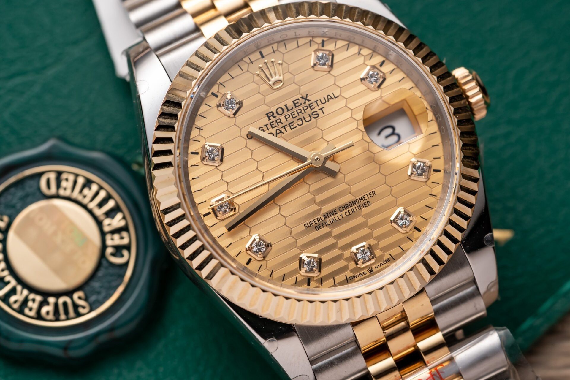 Rolex Best Replica Watch DateJust Gold Wrapped Jubilee Strap GM Factory 36mm - Top club