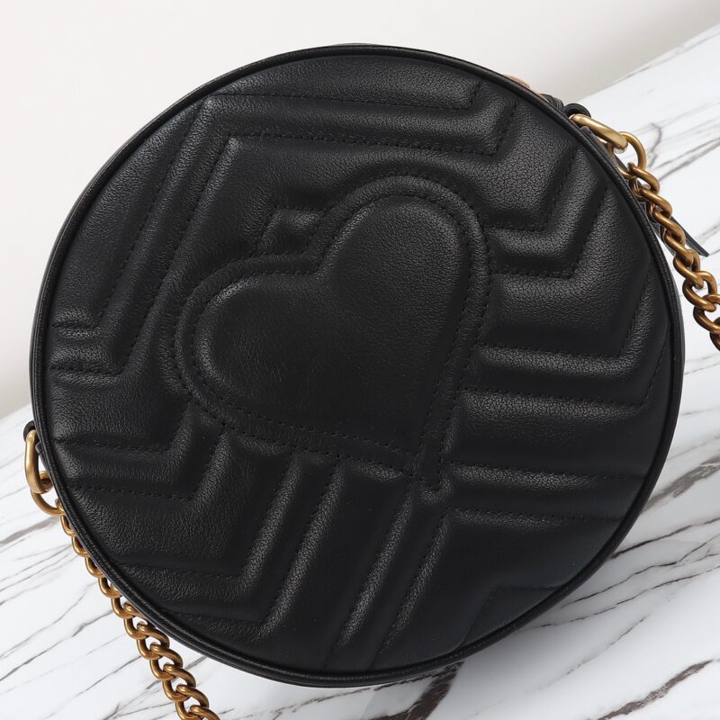 Replica Gucci GG Mormont Round Black1:1High-quality replica