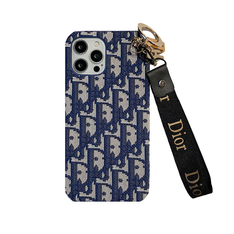 CD iPhone Case With Strap Black-GS240315 - Wholesale & Influencer