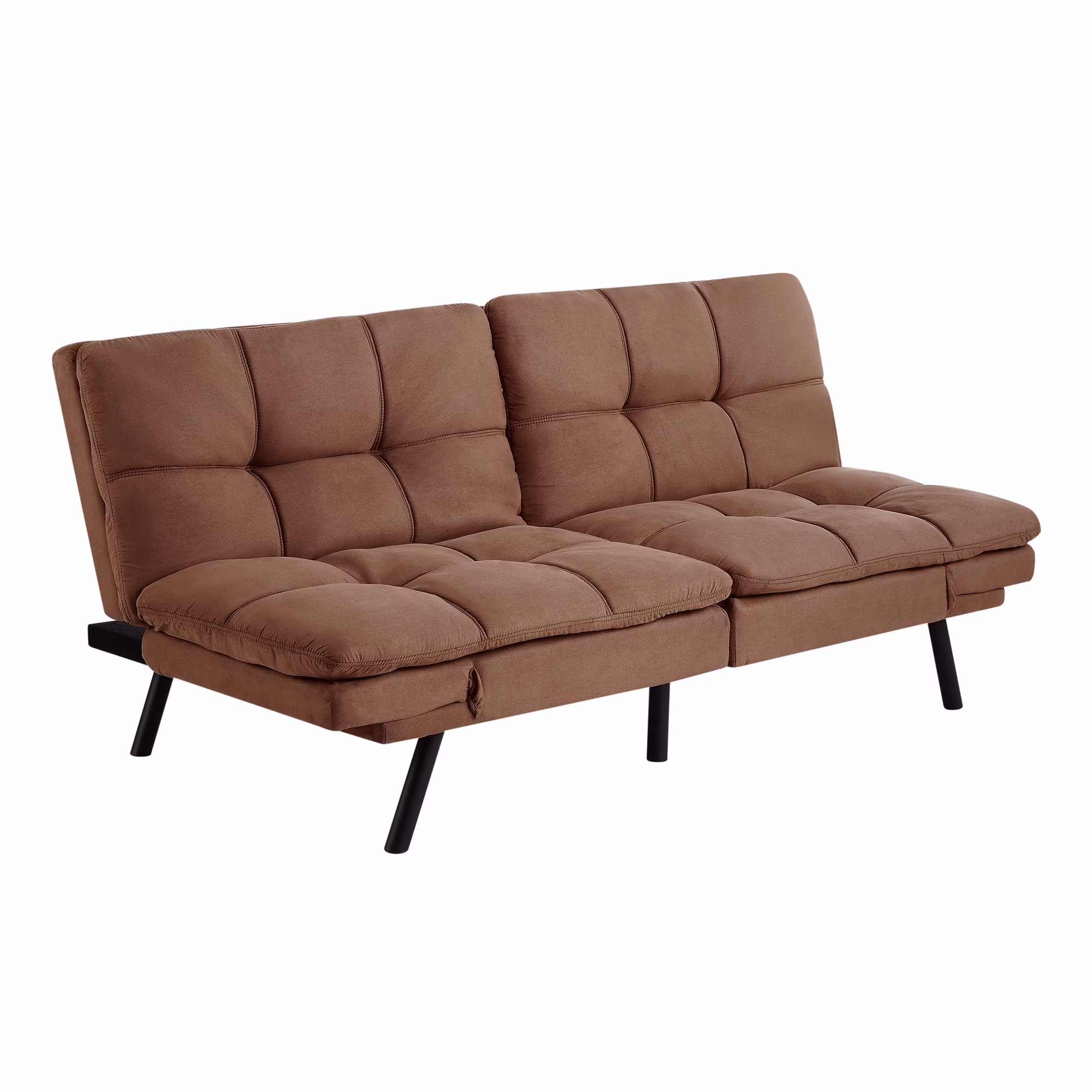 Mainstays Memory Foam Futon with 72",Black - Image 7