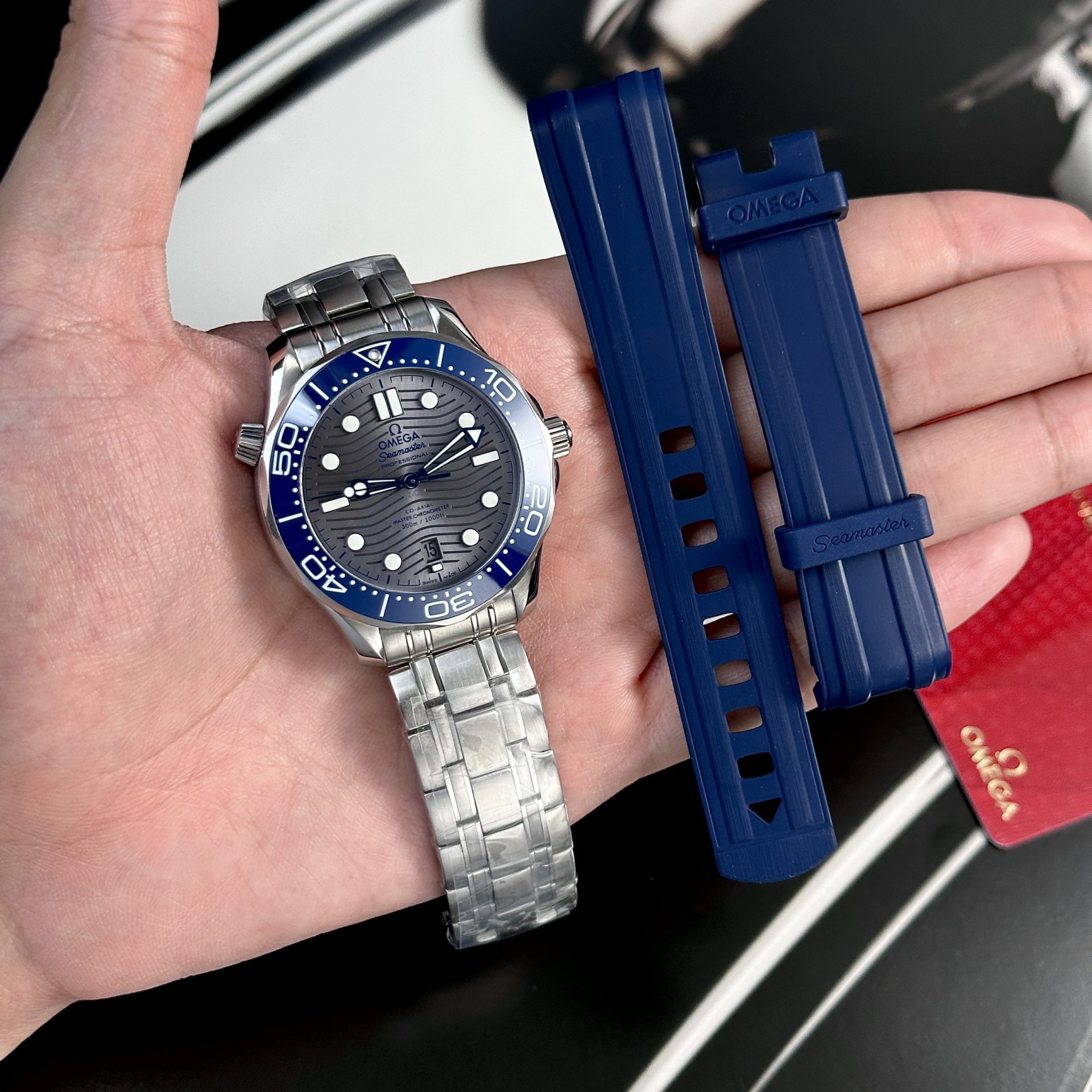 Omega Replica Watch Seamaster Diver 300M Gray Dial VS Factory 42mm - Top club