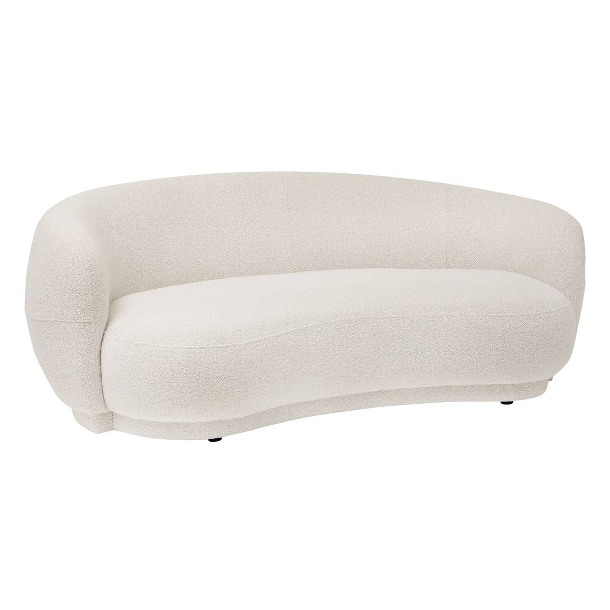 Fixed Sofa "Nesky" 2 seats, 192x99 cm, White