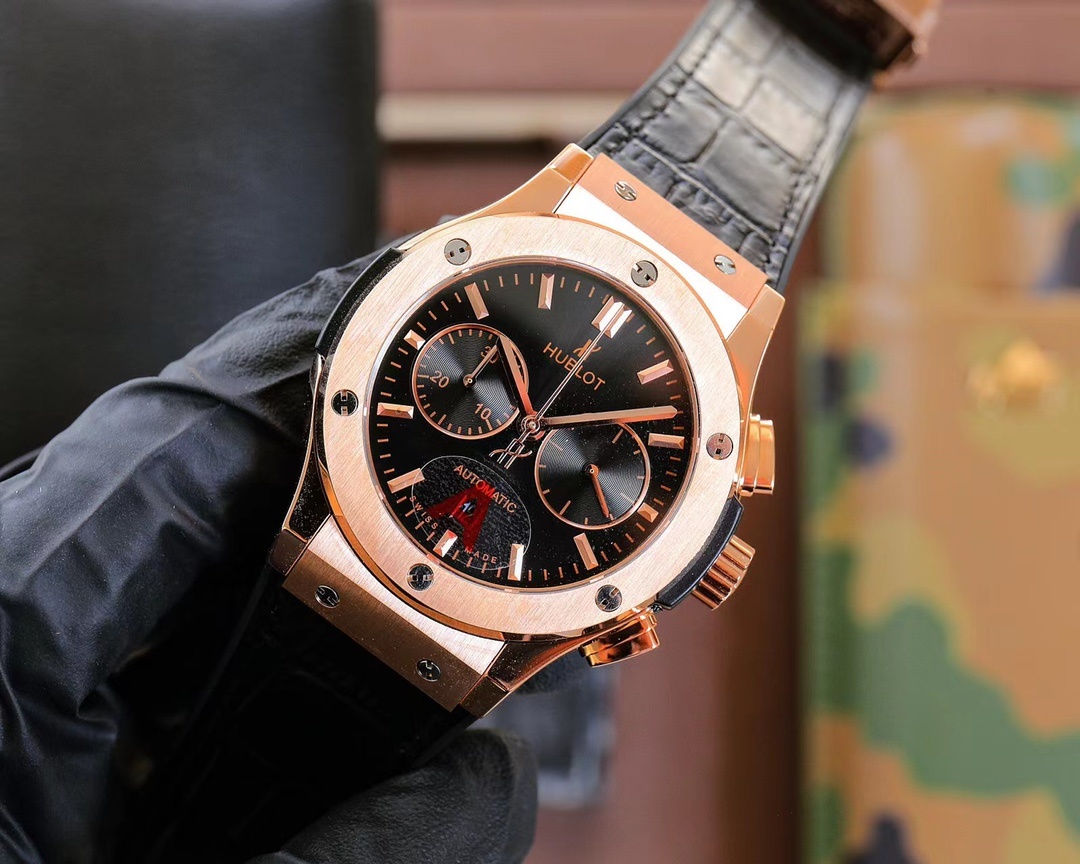 Hublot Classic Fusion Chronograph Titanium Black Dial 45mm(1:1 replica) - Top club