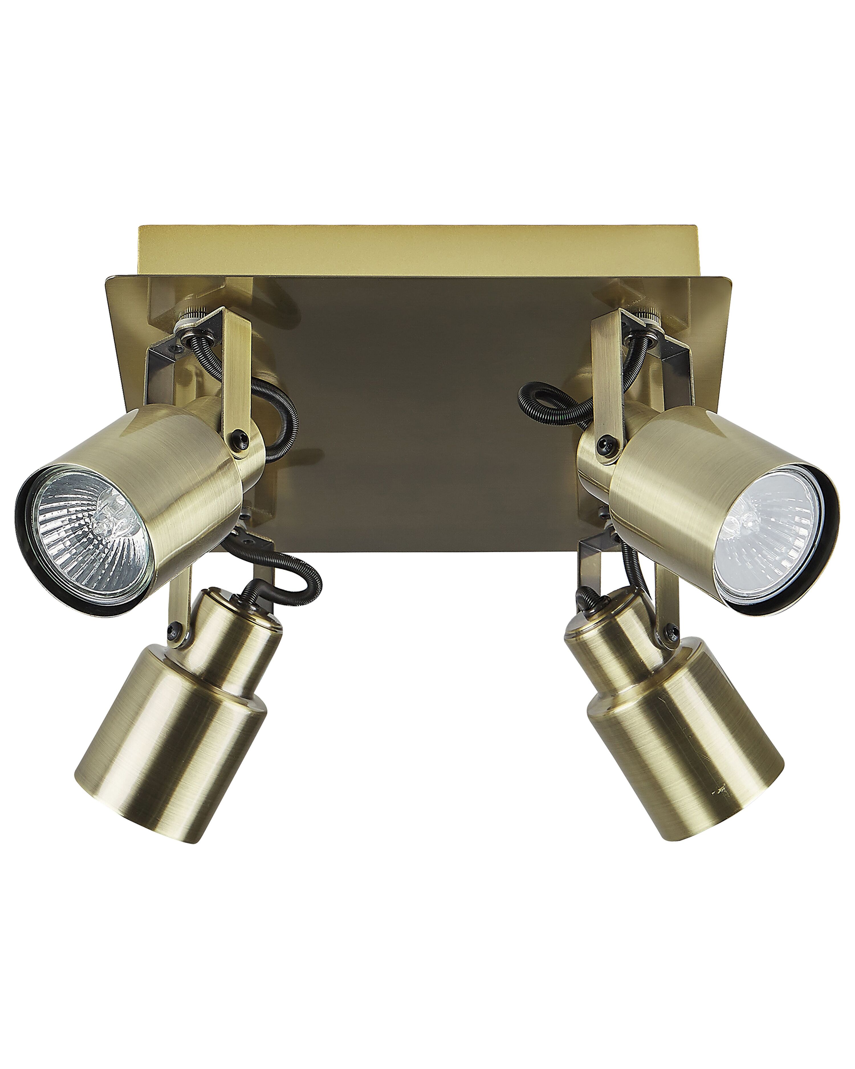 4 Light Spotlight BONTE Adjustable Metal Brass