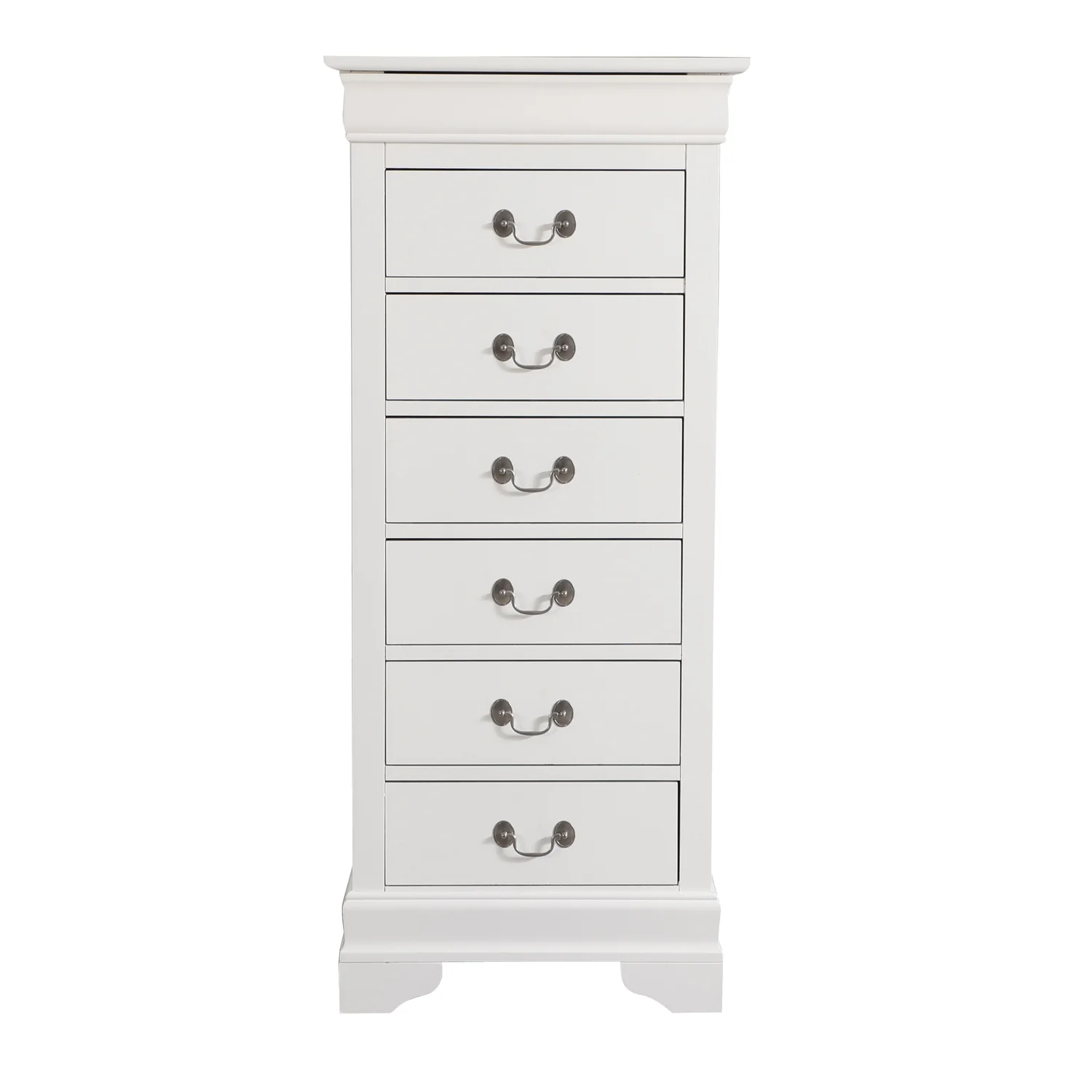 Glory Furniture Louis Phillipe 7 Drawer Lingerie Chest in Cherry - Image 11