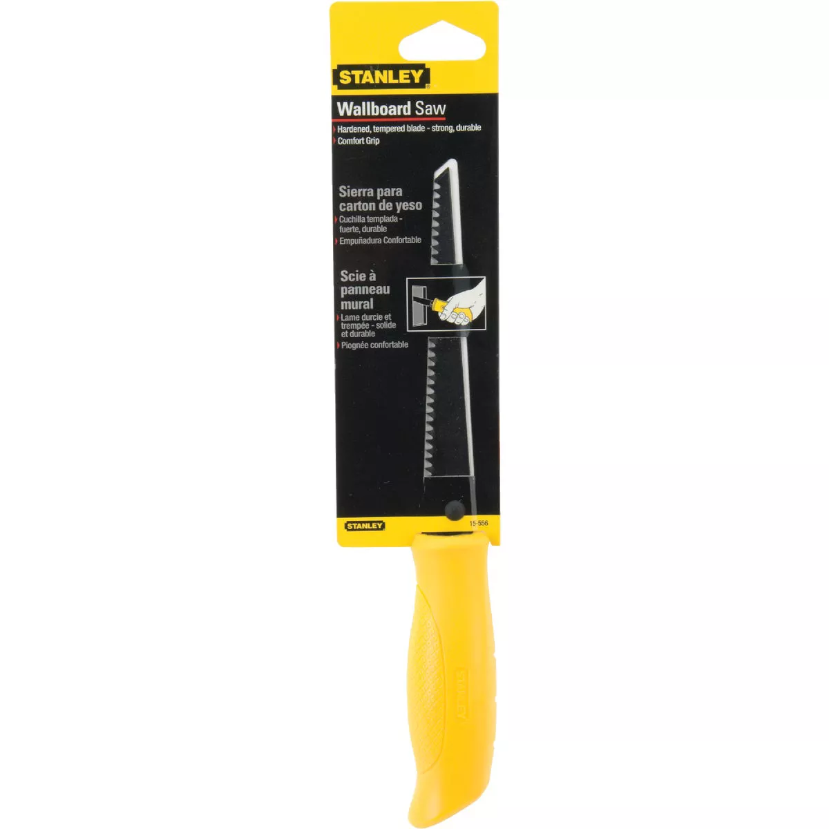 Stanley 6 In. 8 TPI Cushion Grip Drywall Jab Saw