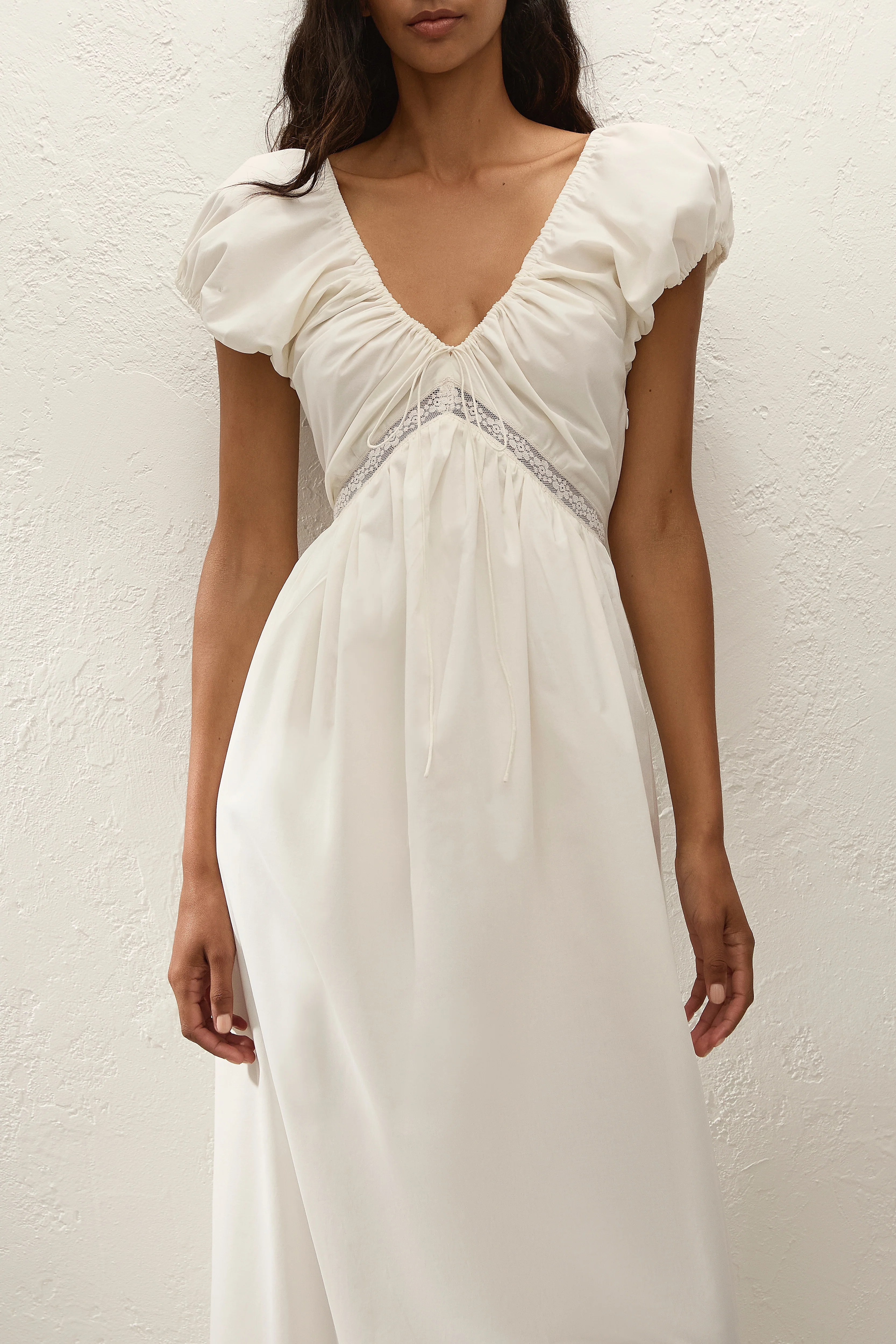 Elodia Maxi Dress Mila Lace Ivory
