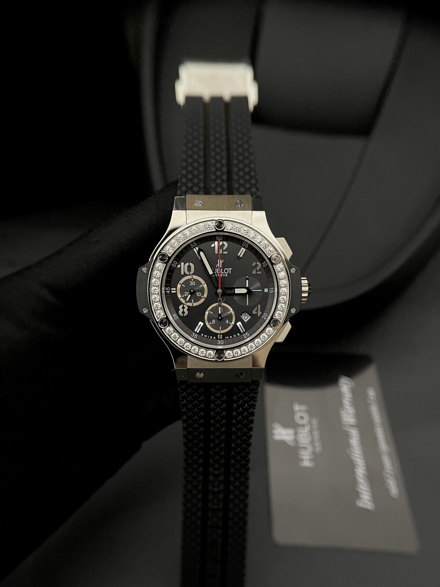 Hublot Replica 1:1 Watch Big Bang Chronograph With Diamond Bezel 44mm - Top club