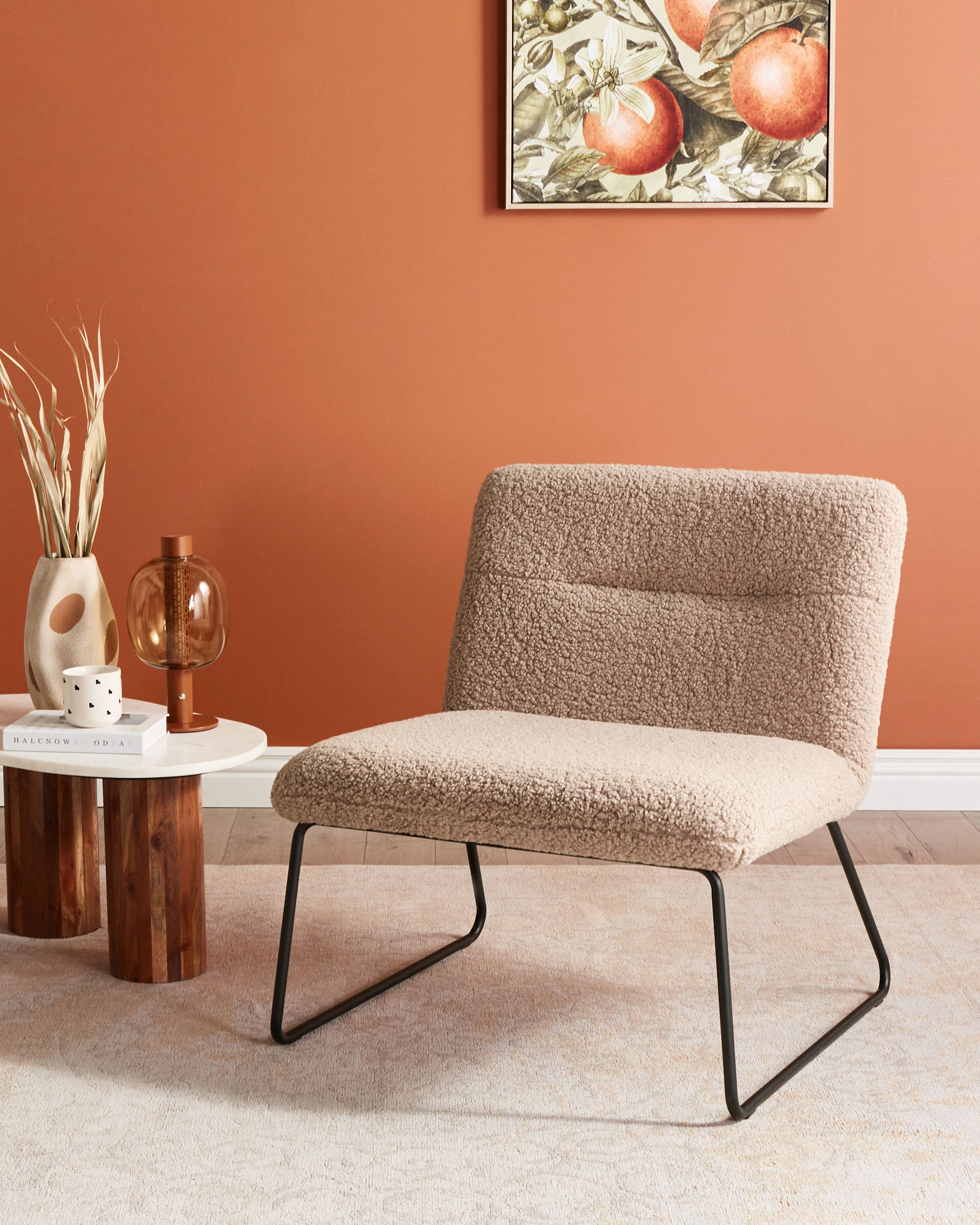 Armchair COTULLA Boucle Beige