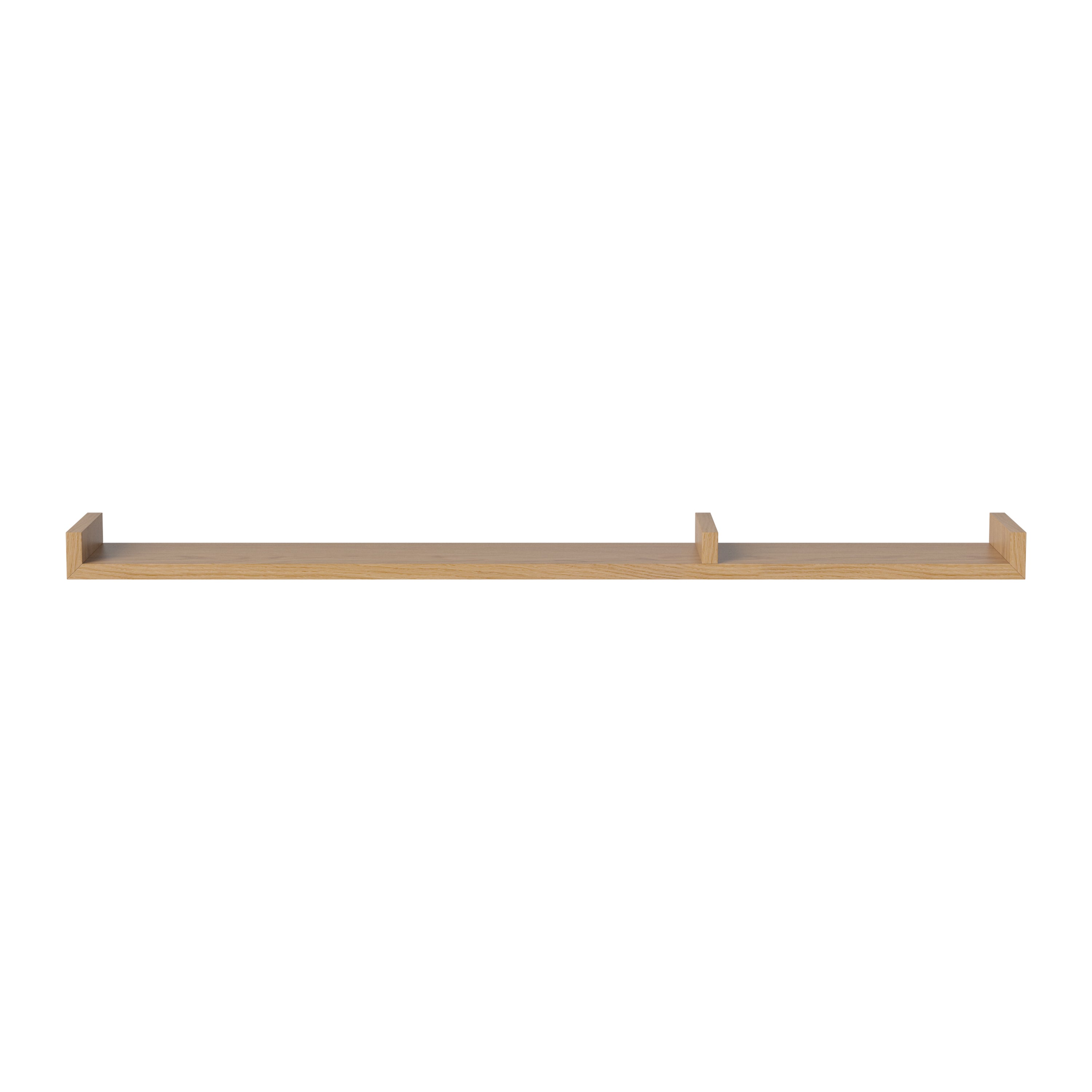 Bolia Display Wandplank B 120 cm - Asymmetrisch Rechts - Eiken
