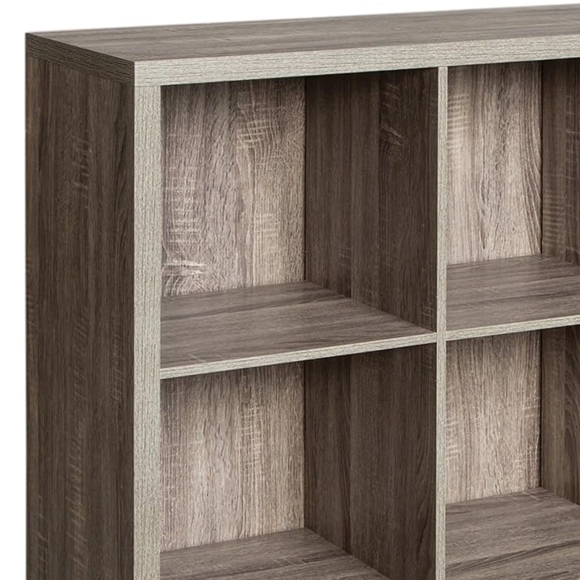 ClosetMaid 9 Cube Storage Shelf Bookshelf Organizer with Back Panel, Gray - Image 4