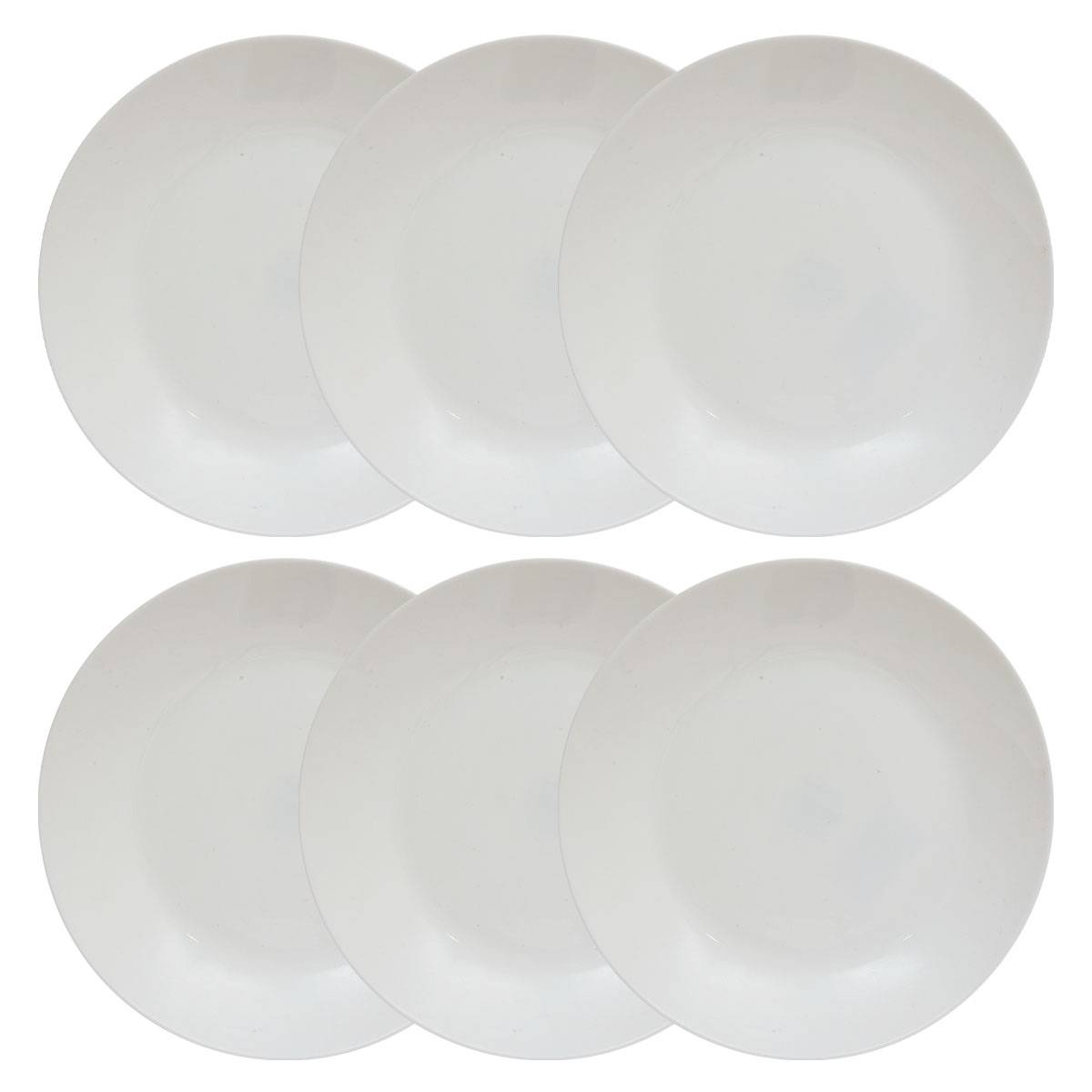 Flat plate "Louise" glass, D.25.4 cm