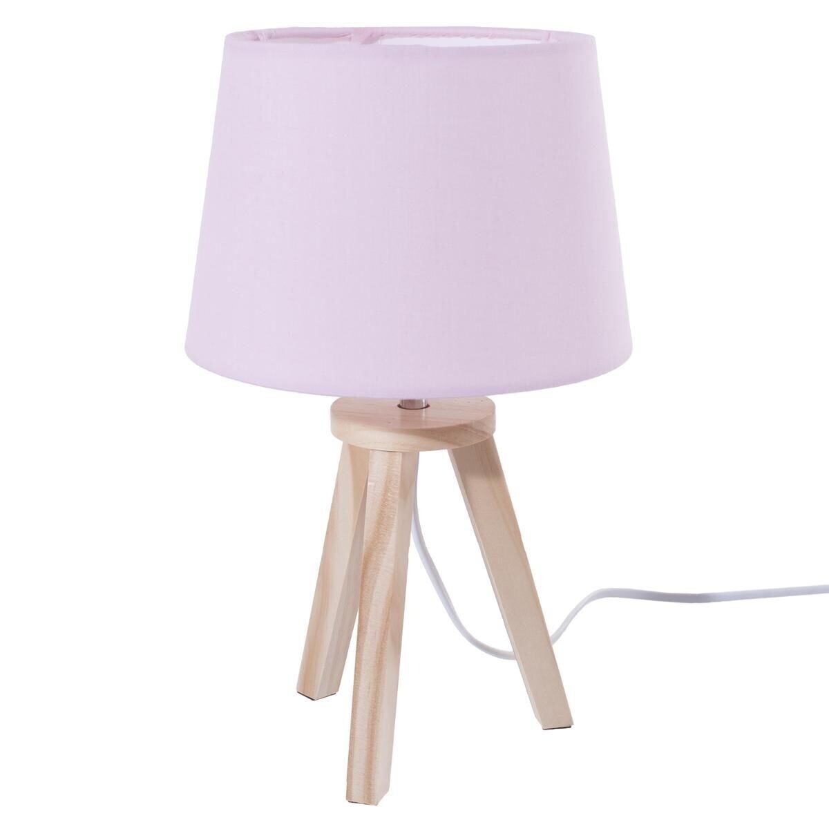 Kids tripod lamp Pink, H.31 cm